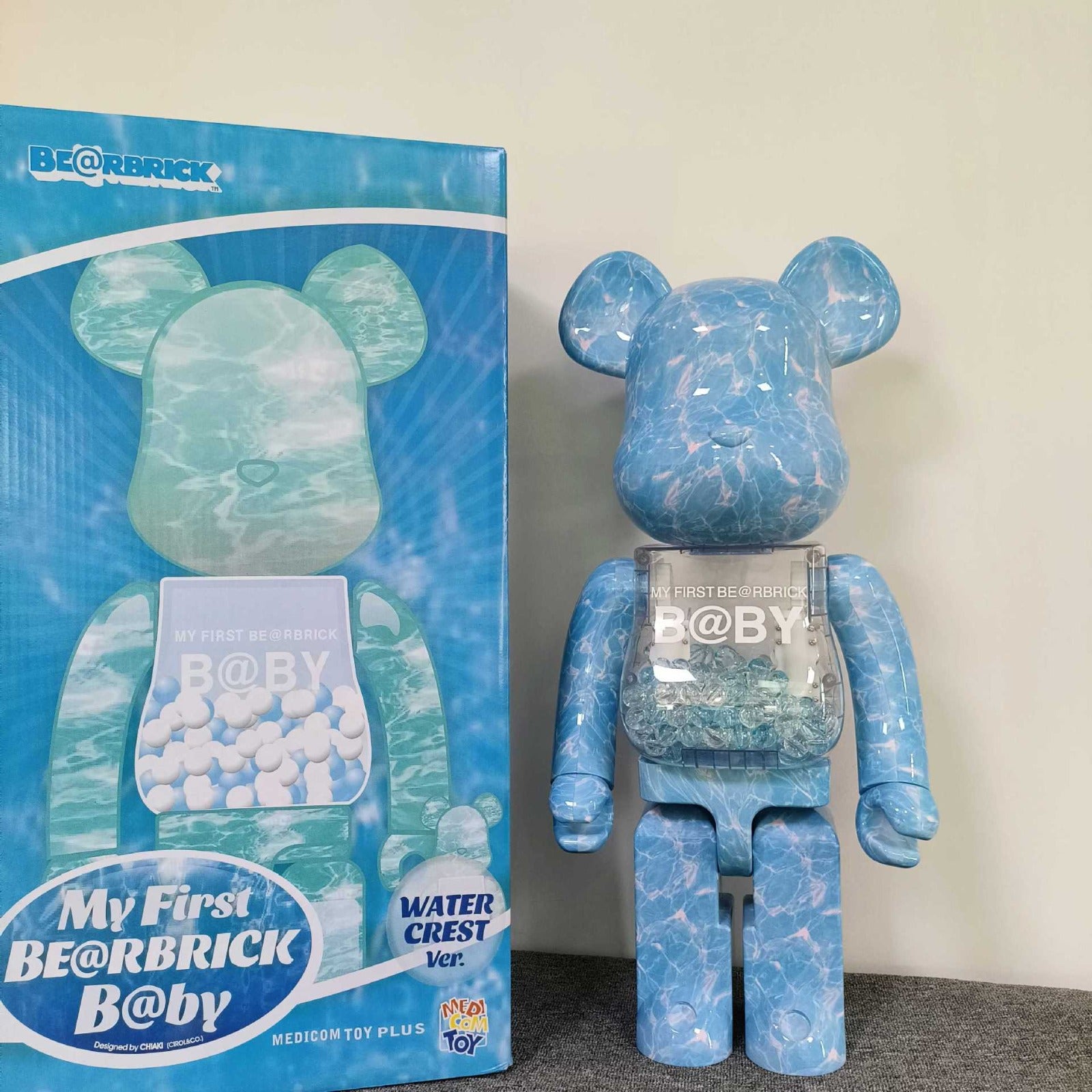 1000% BEARBRICK - BABY WATER CREST VER.