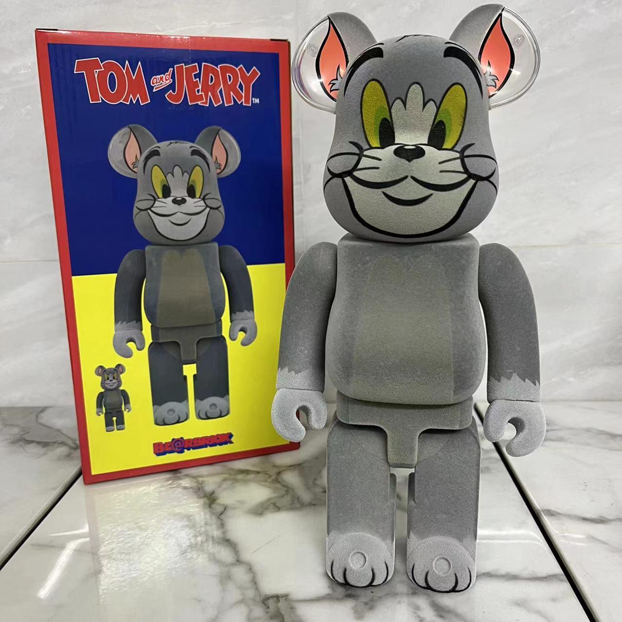 400% BEARBRICK - TOM-FLOCKY-EDITIE (TOM & JERRY)