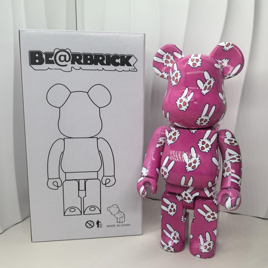 400% BEARBRICK - HITOHATAUSAGI PINK