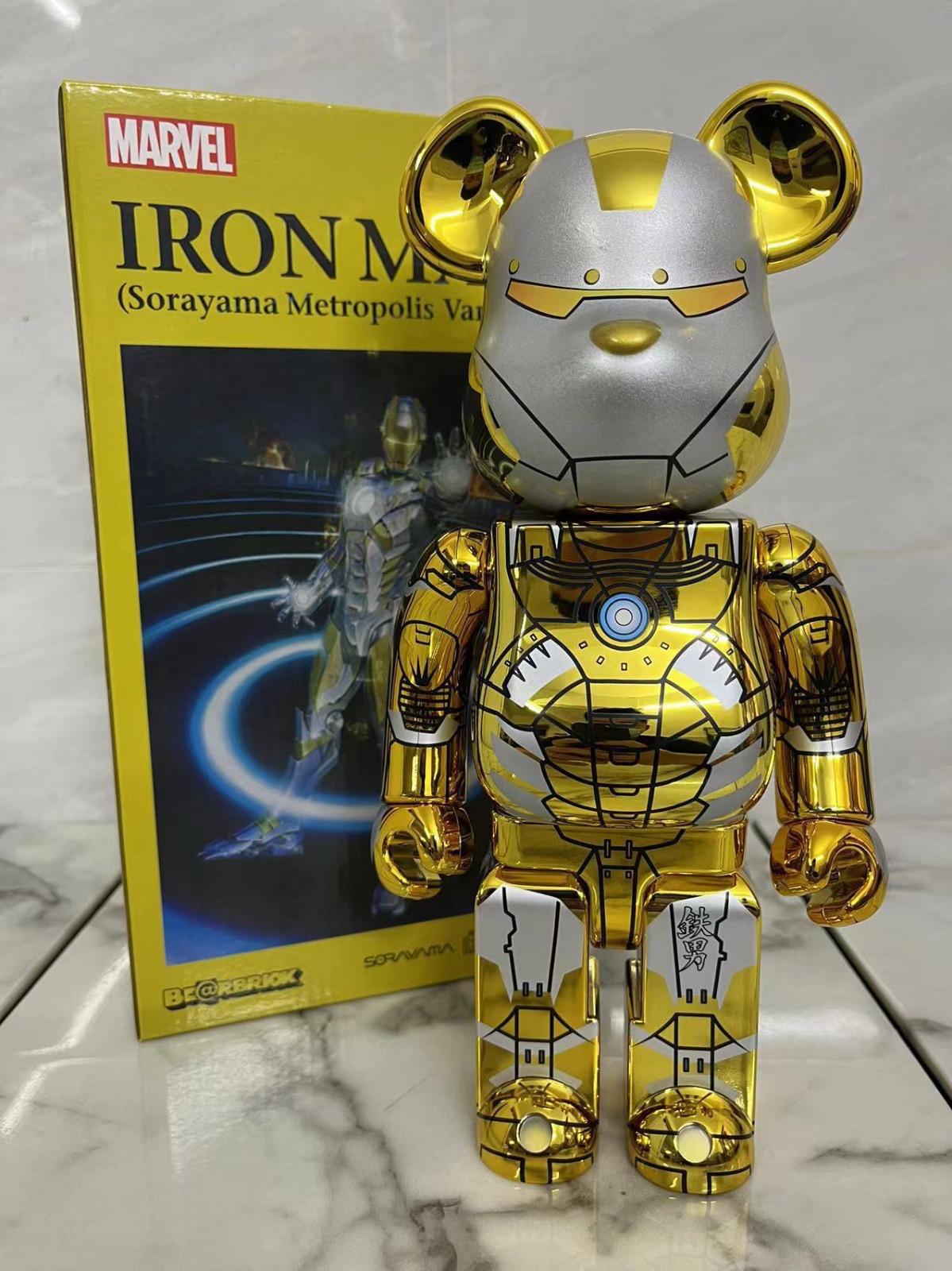 400% BEARBRICK - SORAYAMA IRON MAN REVERSE